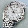 Rolex Datejust 41 White Dial Gold Steel Men's Watch M126334-0009