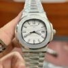 Patek Philippe Nautilus Silvery White Dial Stainless Steel Mens Watch 5711-1A-011