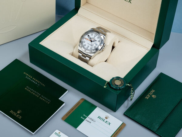 Rolex EXPLORER II Oyster, 42 mm, Oystersteel m216570-0001