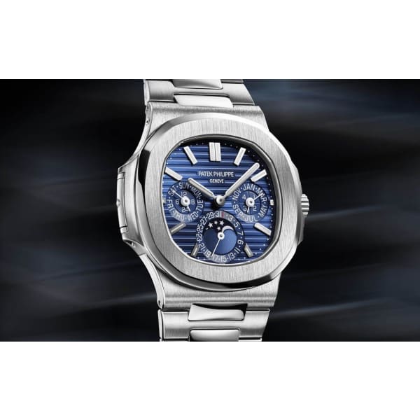 Best selling specials Patek Philippe Nautilus White Gold 5740-1G-001 with Blue Sunburst dial