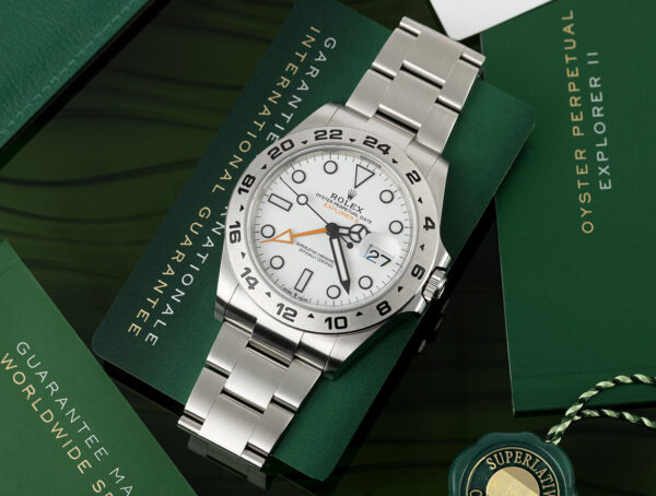 Rolex EXPLORER II Oyster, 42 mm, Oystersteel m216570-0001