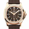 Patek Philippe Aquanaut Luce Automatic Diamond Brown Dial Ladies Watch 5068R-001