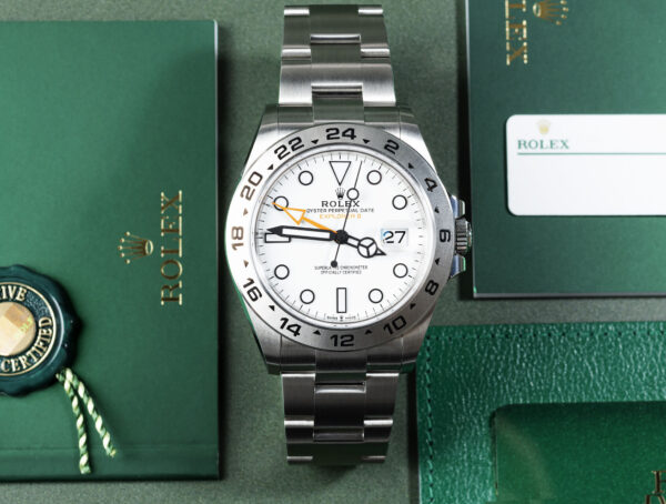 Rolex EXPLORER II Oyster, 42 mm, Oystersteel m216570-0001