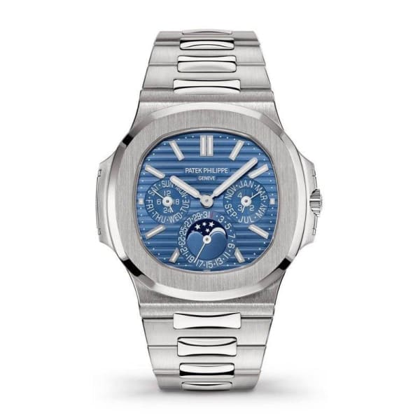 Best selling specials Patek Philippe Nautilus White Gold 5740-1G-001 with Blue Sunburst dial