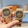 Patek Philippe Nautilus Moon Phase Rose Gold Watch 5712/1R-001