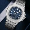 Patek Philippe Nautilus Blue Dial Stainless Steel Mens Watch 5980/1A-001