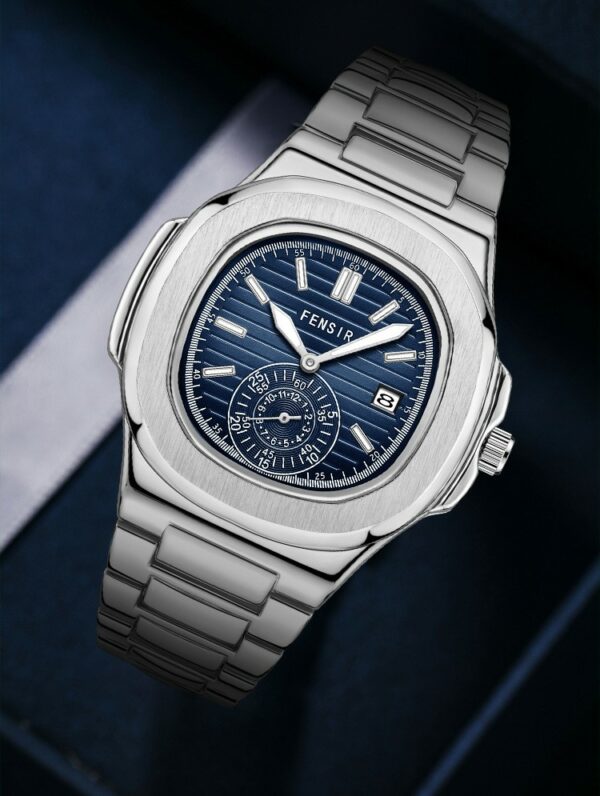 Patek Philippe Nautilus Blue Dial Stainless Steel Mens Watch 5980/1A-001