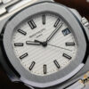 Patek Philippe Nautilus Silvery White Dial Stainless Steel Mens Watch 5711-1A-011