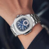 Patek Philippe Nautilus Blue Dial Stainless Steel Mens Watch 5980/1A-001