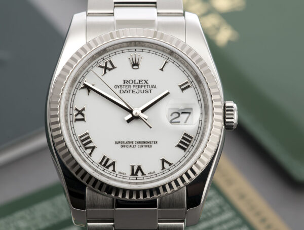 Rolex Datejust M126334-0023 Oyster, 41 mm, Oystersteel and white gold