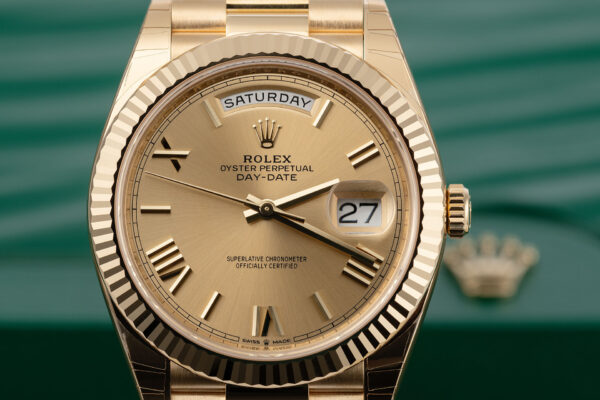 Rolex Day-Date 40mm Yellow Gold Champagne Dial 228238-0003